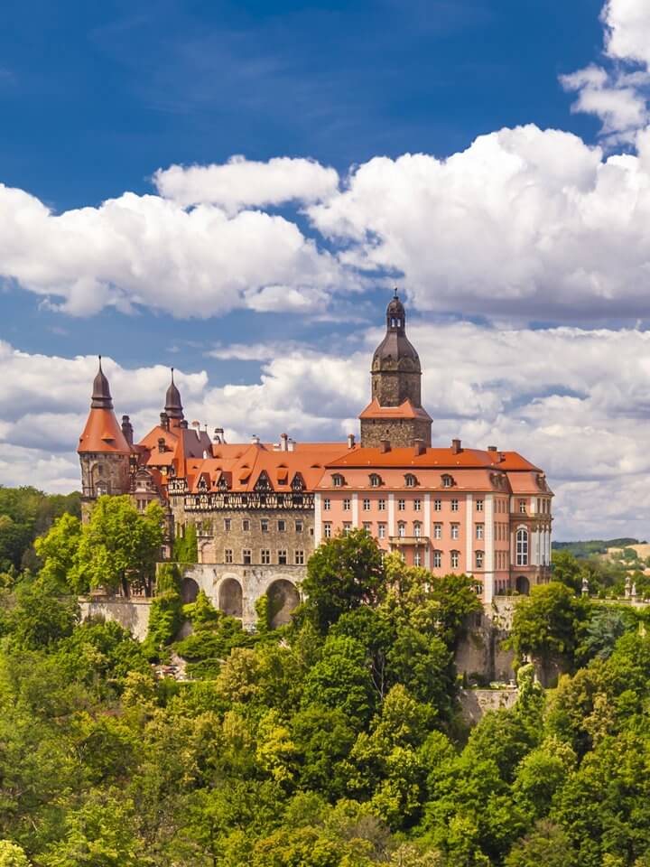 Zamek Książ niedaleko Wrocławia